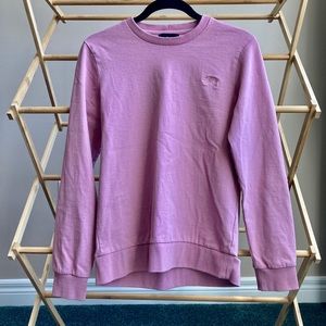 Stussy dust pink sweatshirt in XS
